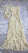 Elegant Light Yellow Spaghetti Straps Embroidery Sheath Party Dress Long Prom Dresses to Impress ,WGP1666