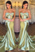 Elegant Strapless Sweetheart Mermaid Side Slit Party Dress Long Prom Dresses to Impress ,WGP1680