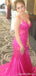 Gorgeous Spaghetti Strap Mermaid Long Prom Dress Ideas, Evening Party Dresses,WGP2084