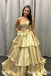 Elegant Strapless Bow Knot Tiered A-line Party Dress Long Prom Dresses to Impress ,WGP1688