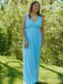 Elegant Blue A-line Long Formal Gown to Impress,WGP1934