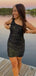 Elegant Green One-shoulder Homecoming Dress Graduation Party Dress , QB0909