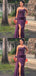 PopularPurple Sweatheart Mermaid One-shoulder Bridesmaid Dresses for Wedding Party, BDS0243