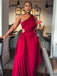 Elegant Red A-line Long Formal Gown to Impress,WGP1778