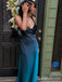 Popular Blue Spaghetti Straps Mermaid Long Formal Gown to Impress,WGP1852