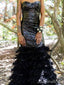 Sparkly Black Sweetheart Mermaid Long Formal Gown to Impress,WGP1904