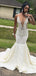 Sexy White Mermaid Long Formal Gown to Impress,WGP1825