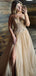 Popular Ivory A-line Spaghetti Straps Long Formal Gown to Impress,WGP1894