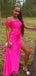 Popular Pink Spaghetti Straps Mermaid Long Formal Gown to Impress,WGP1853
