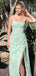 Sexy Green Mermaid Spaghetti Straps Long Formal Gown to Impress,WGP1753