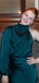 Elegant Green One Sleeve Homecoming Dress Graduation Party Dress , QB0905