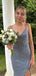 Sexy Blue Mermaid Spaghetti straps Long Formal Gown to Impress,WGP1811