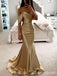 Elegant Champagne Mermaid Sweetheart Long Formal Gown to Impress,WGP1841