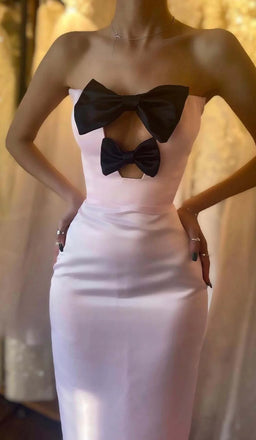 Popular Pink Mermaid Straight Across Long Formal Gown to Impress,WGP1746