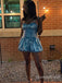 Sexy Blue Sweetheart Homecoming Dress Graduation Party Dress , QB0894