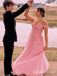 Popular Pink Off-shoulder A-line Long Formal Gown to Impress,WGP1806