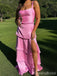 Popular Pink A-line Spaghetti Straps Long Formal Gown to Impress,WGP1843