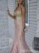 Sparkly Pink Sweetheart Mermaid Long Formal Gown to Impress,WGP1928