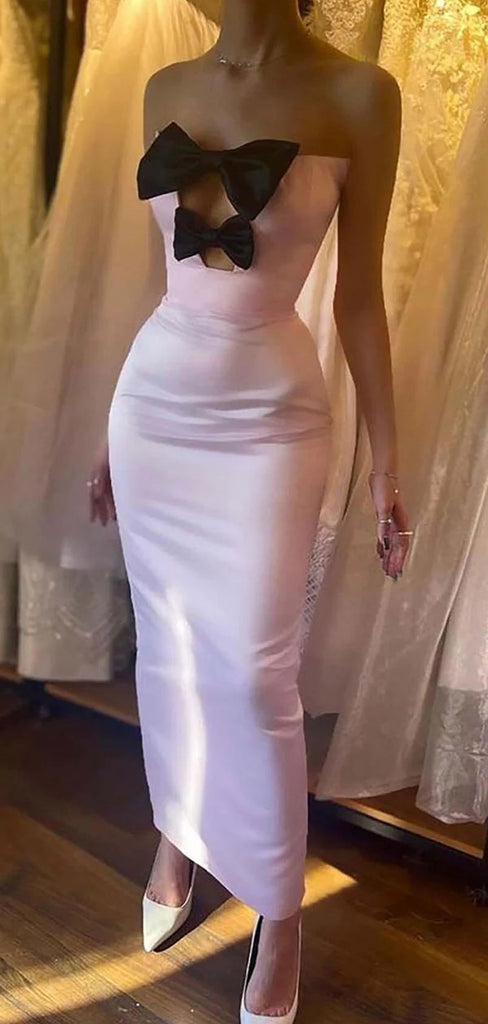 Popular Pink Mermaid Straight Across Long Formal Gown to Impress,WGP1746