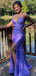Popular Purple Mermaid V-neck Spaghetti Strap Long Formal Gown to Impress,WGP1744