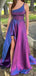 Popular Purple A-line One-shoulder Long Formal Gown to Impress,WGP1743