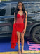 Sparkly Red Sweetheart Homecoming Dress Graduation Party Dress , QB0940