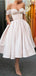 Elegant White A-line Off-shoulder Long Formal Gown to Impress,WGP1755