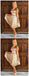 Sparkly Simple V Neck Cheap Two Piece Sequin Homecoming Dresses 2018, CM495