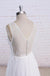 Sexy See Through Scoop Unique Lace Cheap Dresses For Wedding, WD395