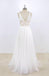 Simple Sexy Deep Low V Neck Small A-line Cheap Dresses For Wedding, WD398