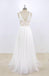 Simple Sexy Deep Low V Neck Small A-line Cheap Dresses For Wedding, WD398
