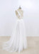 Simple Sexy Deep Low V Neck Small A-line Cheap Dresses For Wedding, WD398