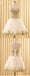 Sweetheart Gold Lace White Tulle Short Cheap Homecoming Dresses Online, CM578
