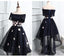 Navy Off Shoulder Simple Cheap Short Homecoming Dresses 2018, CM509