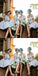 Pretty Off Shoulder Lavender Lace Short Cheap Bridesmaid Dresses Online, QB0023