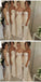 Elegant Mermaid Sweetheart Long Cheap Satin Bridesmaid Dresses with Sequin, QB0140