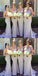 Mermaid One Shoulder Long Cheap Lilac Bridesmaid Dresses with Lace Appliques, QB0164