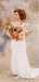 Newest Charming Sexy Spaghetti Strap V-neck Sleeveless Long Cheap Mermaid Wedding Dresses, QB0939