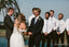 Simple Off-The-Shoulder Off-White Chiffon A-line Long Cheap Beach Wedding Dresses, WDS0002