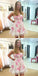 Sexy Sweetheart Short Cheap White Lace Appliques Homecoming Dresses, QB0189