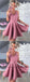 Spaghetti Straps Pink Cheap 2018 Homecoming Dresses Under 100, CM402