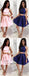 Two Pieces Halter Cheap 2018 Homecoming Dresses Under 100, CM405