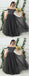 Black Long Off The Shoulder Beading Evening Party Prom Dresses , QB0613