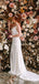 Newest Charming Sexy Spaghetti Strap V-neck Sleeveless Long Cheap Mermaid Wedding Dresses, QB0939